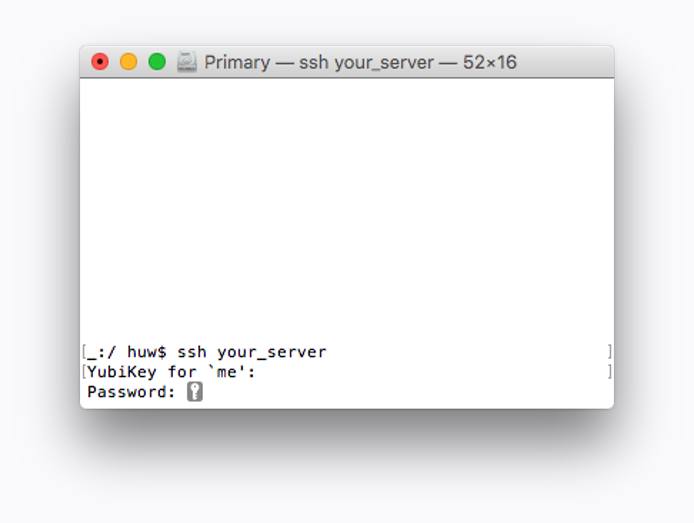 SSH window SSH window