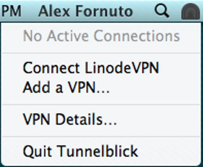 Splash screen for TunnelBlick. Splash screen for TunnelBlick.