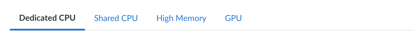 Select a different plan type